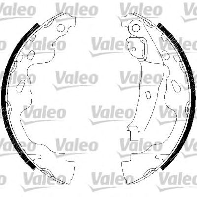 VALEO 554859 -  Комплект тормозных колодок