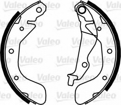 VALEO 554874 -  Комплект тормозных колодок