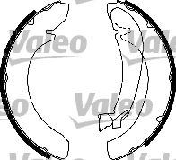 VALEO 554881 -  Комплект тормозных колодок