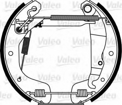 VALEO 554894 -  Комплект тормозных колодок