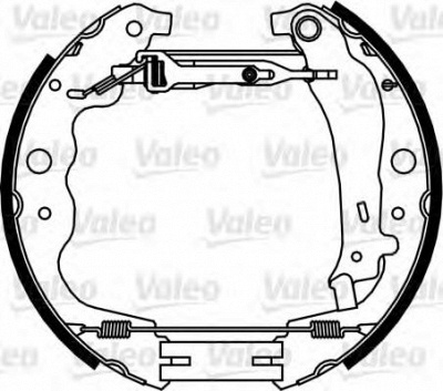 VALEO 554901 -  Комплект тормозных колодок