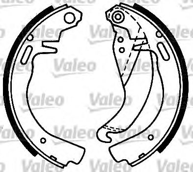 VALEO 562022 -  Комплект тормозных колодок
