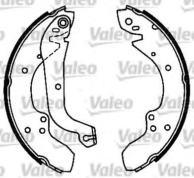 VALEO 562029 -  Комплект тормозных колодок