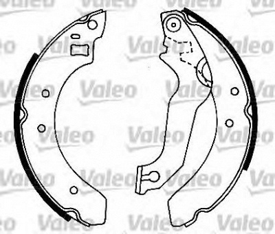 VALEO 562054 -  Комплект тормозных колодок