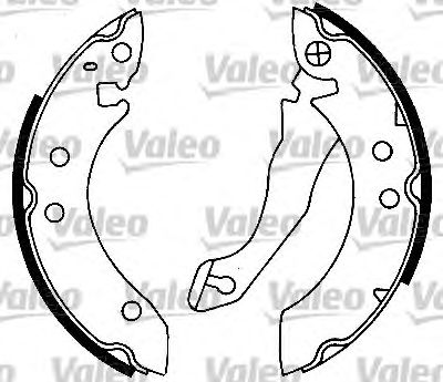 VALEO 562055 -  Комплект тормозных колодок