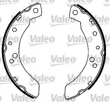 VALEO 562064 -  Комплект тормозных колодок