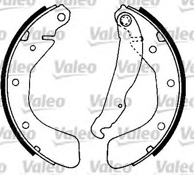 VALEO 562077 -  Комплект тормозных колодок
