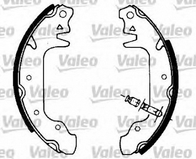VALEO 562089 -  Комплект тормозных колодок