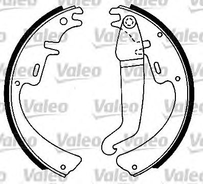VALEO 562093 -  Комплект тормозных колодок