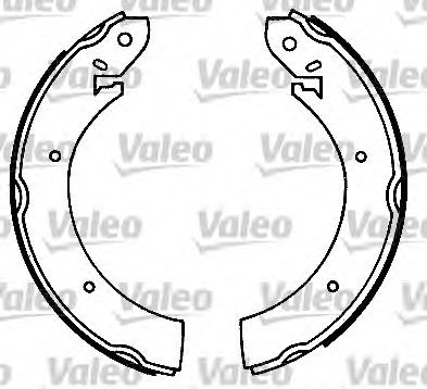 VALEO 562108 -  Комплект тормозных колодок
