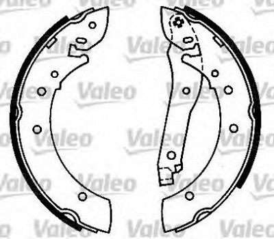 VALEO 562448 -  Комплект тормозных колодок