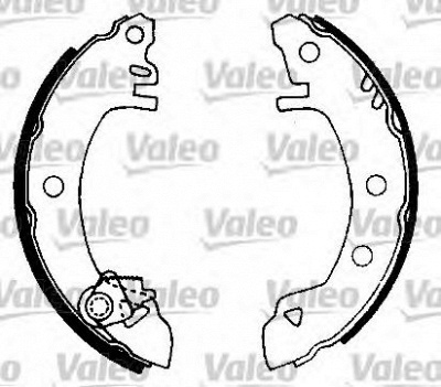 VALEO 562455 -  Комплект тормозных колодок