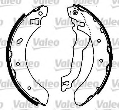 VALEO 562566 -  Комплект тормозных колодок