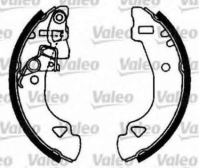 VALEO 562583 -  Комплект тормозных колодок