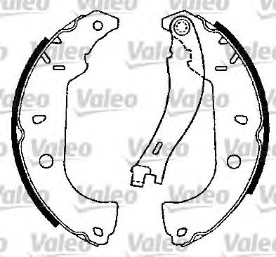 VALEO 562585 -  Комплект тормозных колодок