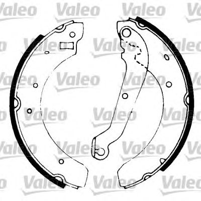 VALEO 562602 -  Комплект тормозных колодок