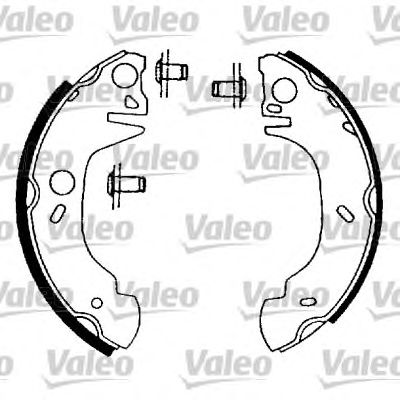 VALEO 562637 -  Комплект тормозных колодок