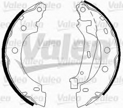 VALEO 562642 -  Комплект тормозных колодок