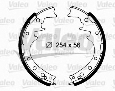 VALEO 562692 -  Комплект тормозных колодок