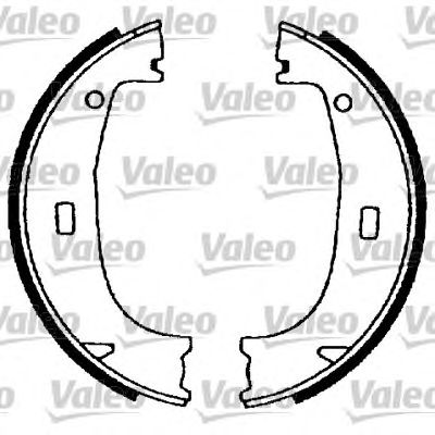 VALEO 562725 -  Комплект тормозных колодок, стояночная тормозная система