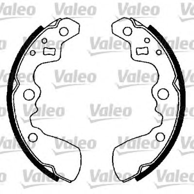 VALEO 562735 -  Комплект тормозных колодок
