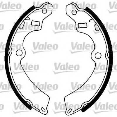 VALEO 562747 -  Комплект тормозных колодок