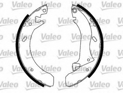 VALEO 562778 -  Комплект тормозных колодок