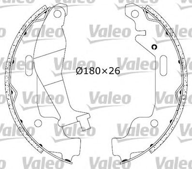 VALEO 562783 -  Комплект тормозных колодок