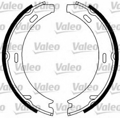 VALEO 562807 -  Комплект тормозных колодок, стояночная тормозная система