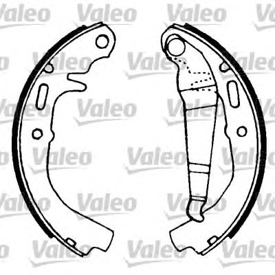 VALEO 562947 - Комплект тормозных колодок