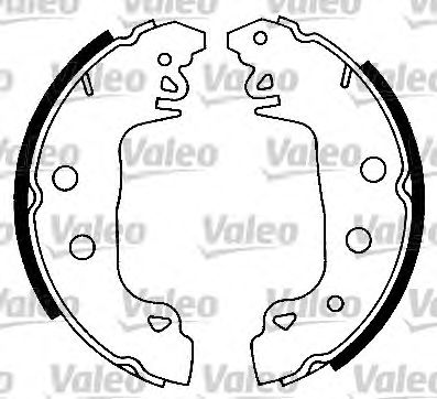 VALEO 562980 -  Комплект тормозных колодок