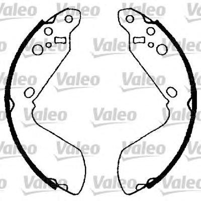VALEO 562992 -  Комплект тормозных колодок