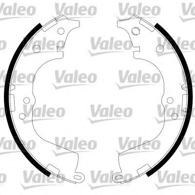 VALEO 562995 -  Комплект тормозных колодок