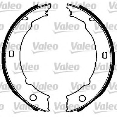 VALEO 564018 -  Комплект тормозных колодок, стояночная тормозная система