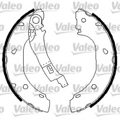 VALEO 564025 -  Комплект тормозных колодок