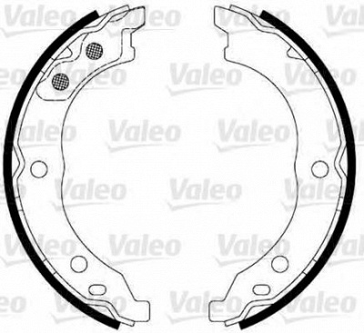 VALEO 564037 -  Комплект тормозных колодок, стояночная тормозная система