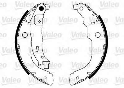VALEO 564067 -  Комплект тормозных колодок