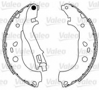 VALEO 564073 -  Комплект тормозных колодок
