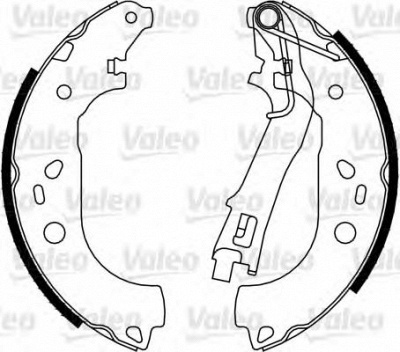 VALEO 564085 -  Комплект тормозных колодок