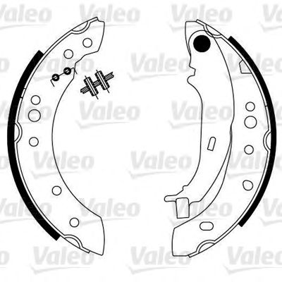 VALEO 564097 -  Комплект тормозных колодок
