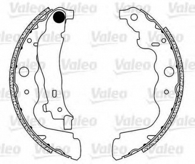 VALEO 564104 -  Комплект тормозных колодок