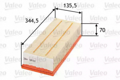 VALEO 585001 -  Воздушный фильтр
