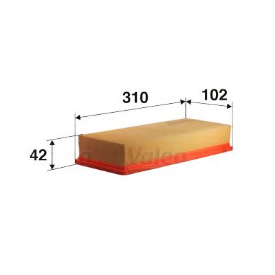 VALEO 585002 -  Воздушный фильтр