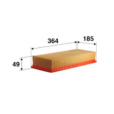VALEO 585009 -  Воздушный фильтр