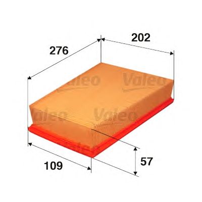 VALEO 585019 - Воздушный фильтр