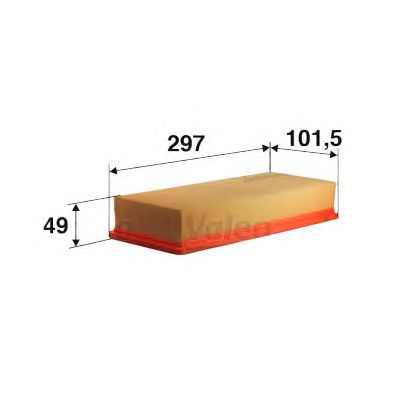 VALEO 585025 -  Воздушный фильтр
