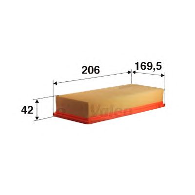 VALEO 585027 -  Воздушный фильтр