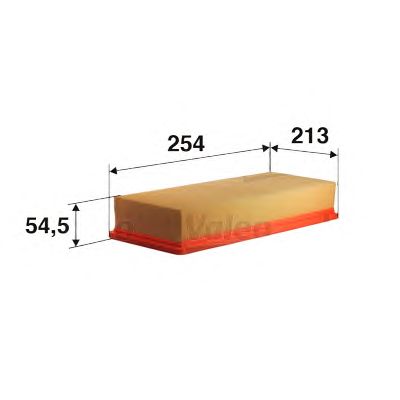 VALEO 585033 -  Воздушный фильтр