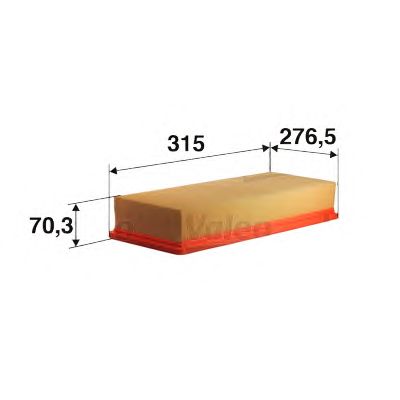 VALEO 585036 -  Воздушный фильтр