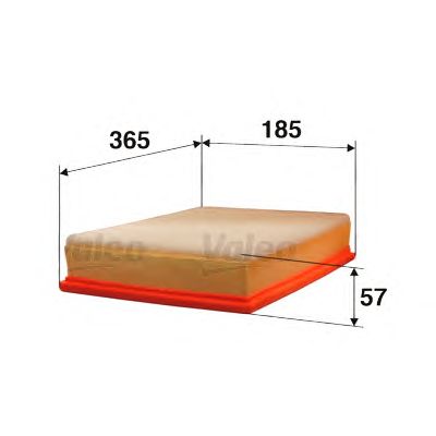 VALEO 585048 -  Воздушный фильтр